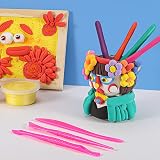 iFergoo Air Dry Clay 24 Colors Ultra Light Modeling Clay with Project Booklet view 6