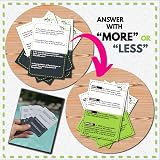 More or Less Science & Nature Edition Card Game Brand New 2 Players view 3