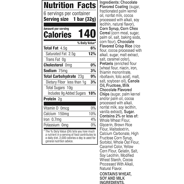 CHEX MIX TREAT BARS, DOUBLE CHOCOLATE, SNACK BARS, 6 CT