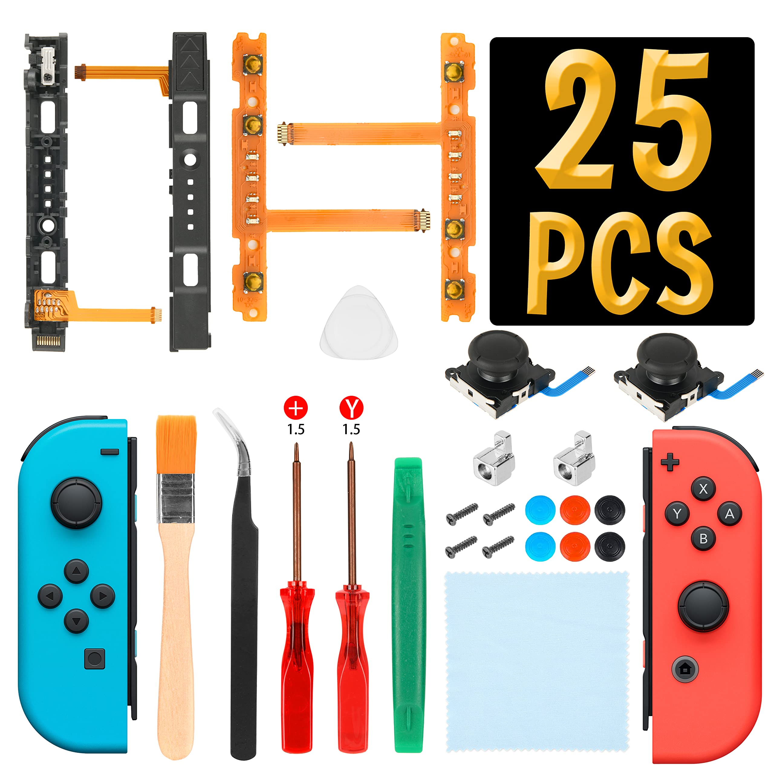 L'QECTED switch コントローラー 修理キット ジョイコン 修理の商品画像