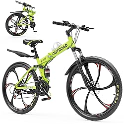 MarKnig 26 Inch Adult Folding Bikes/Mountain
