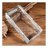 EMCXXCJQ Glass Blocks Transparent Solid Glass