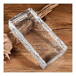 EMCXXCJQ Glass Blocks Transparent Solid Glass