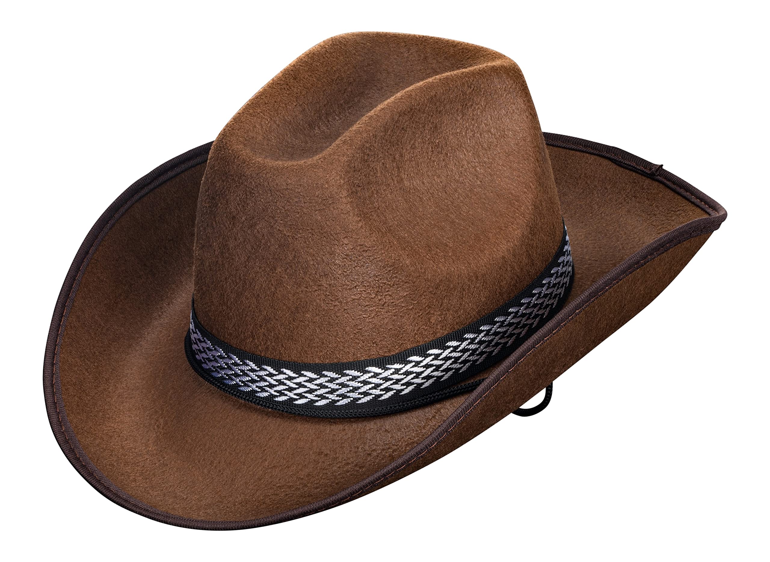 Dress Up America Cowboy Hats for Men - Western Cowboy Hat for Adult - Brown Cowgirl Party Hat