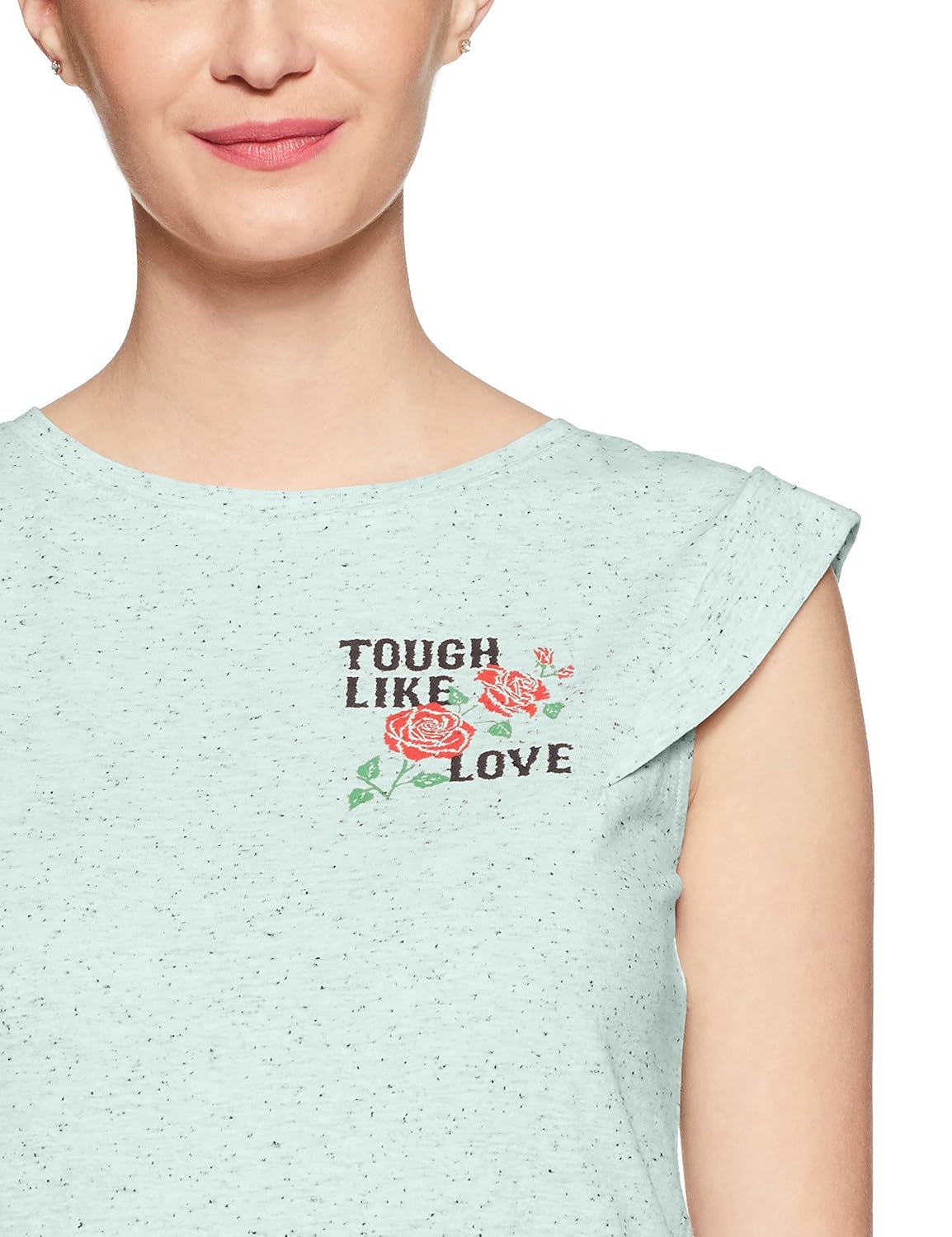 symbol amazon brand women's slim fit t-shirt