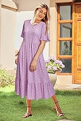 STYLEWORD Women's Summer 2025 Casual Short Sleeve