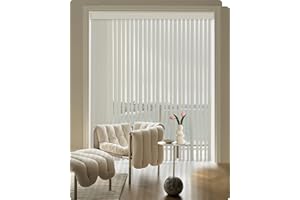 Graywind Vertical Window Blinds Patio Door Blinds Light Filtering Privacy Track Slats Set Sliding Doors Solar Shades Customiz