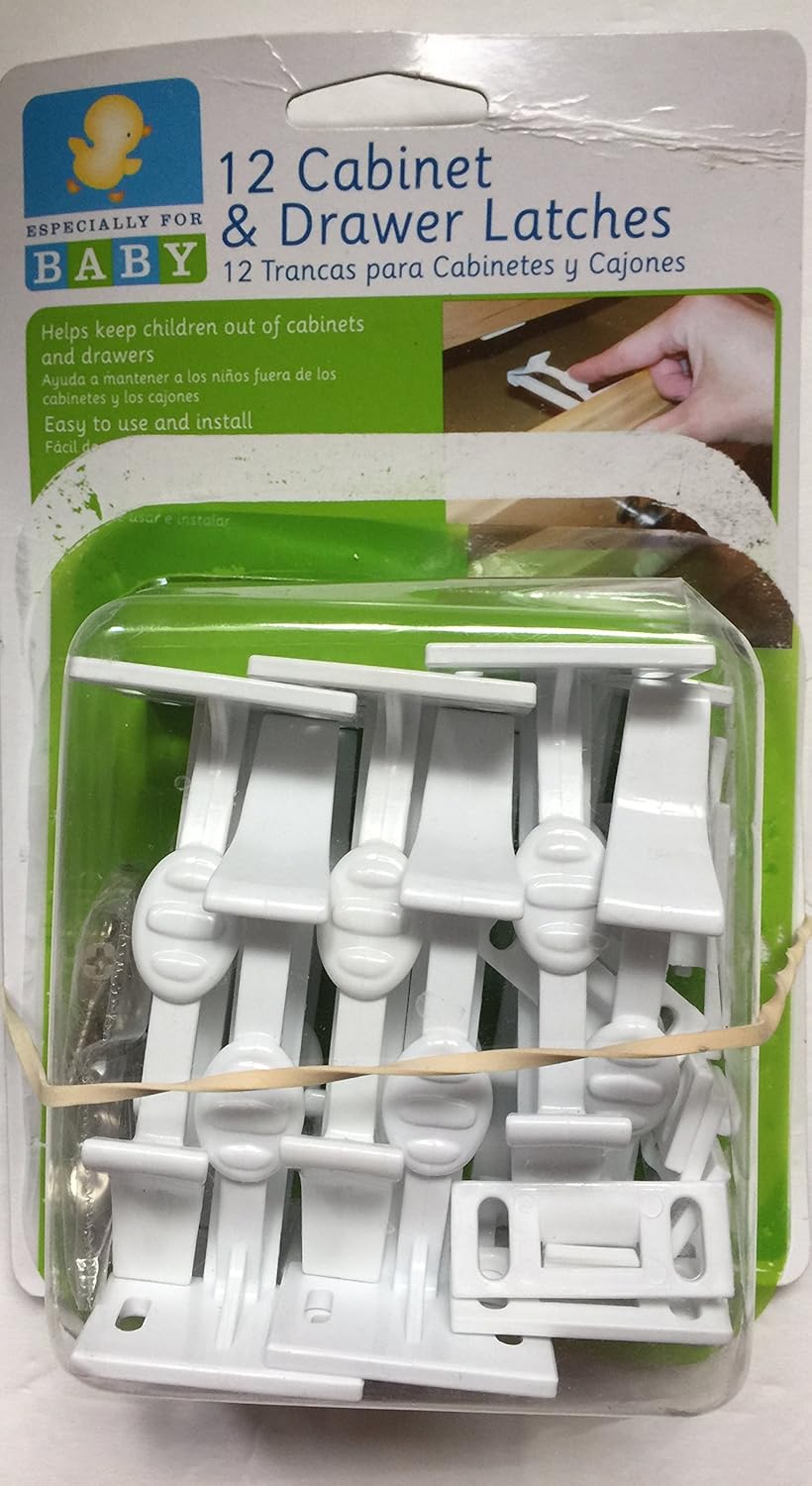 Amazon.com : Babies R Us Drawer Lock - 12 Pack : Kitchen Cabinet Safety