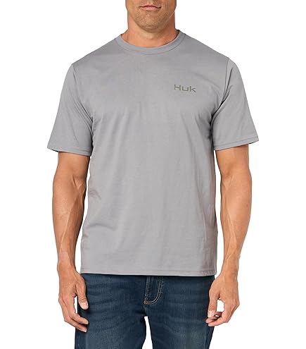 Amazon.com: HUK Mens Fishing Graphic Tee, Performance Short Sleeve