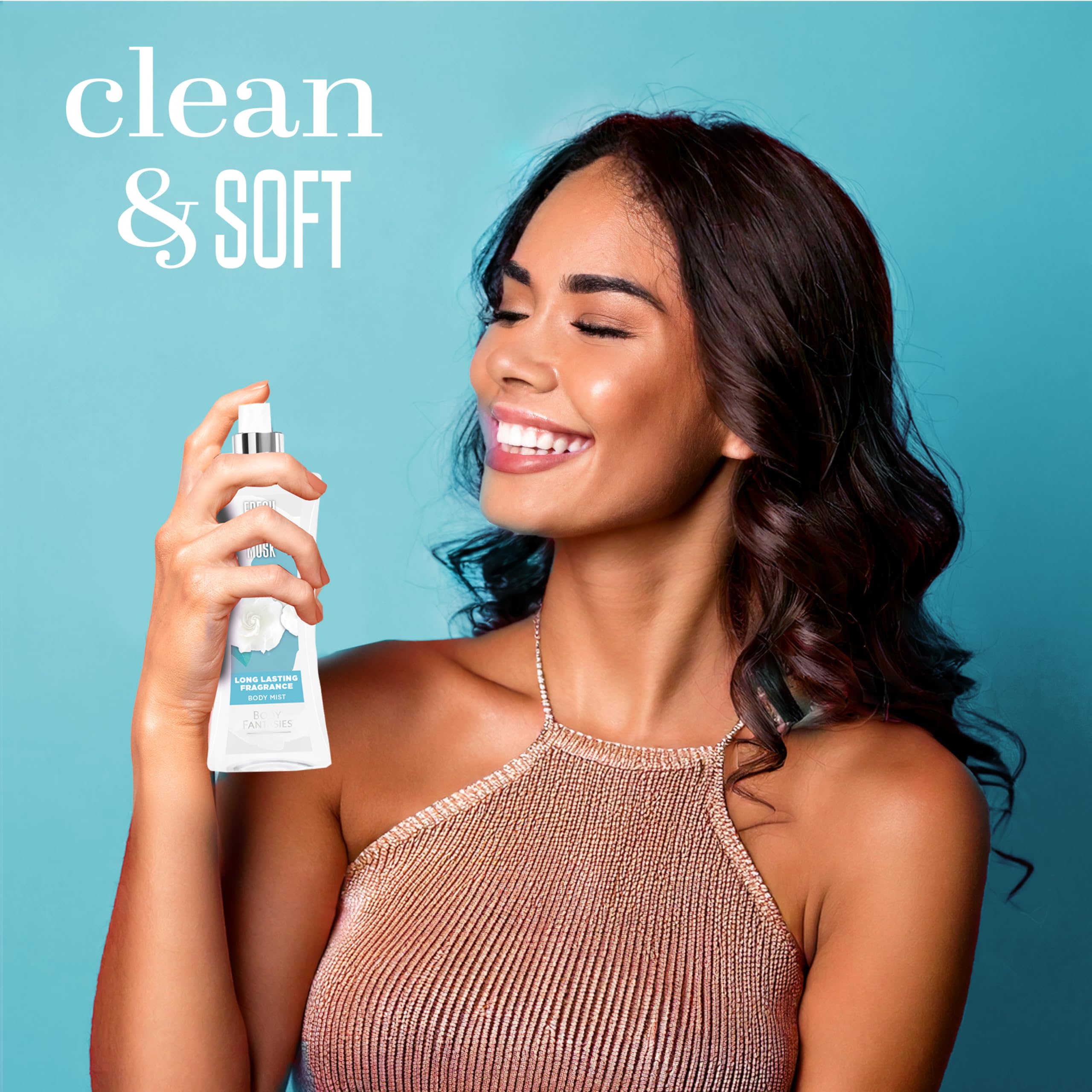 Body Fantasies Signature Fresh White Musk Body Spray – 8 Oz