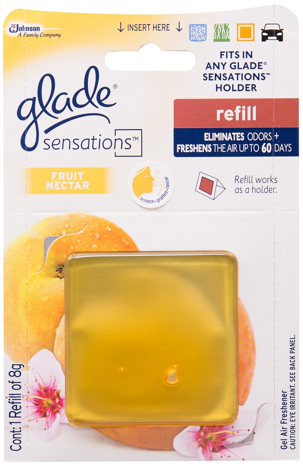 Glade glassscentsfruit nectar 8g (9555222601807)