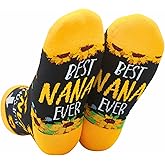 InnoBeta Nana Gifts, Mothers Day Gifts for Nana, One Size Crew Socks on Mother's Day, Christmas, Birthday