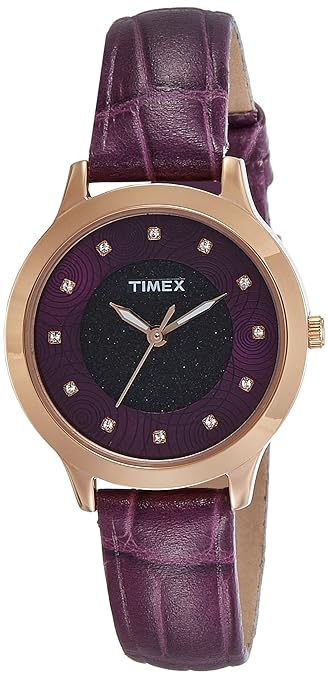 Timex Analog Purple Dial Women's Watch - TW000T616