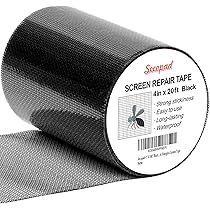 Kit De Réparation Pour écran De Fenêtre Avec Ruban Adhésif Puissant En Fibre De Verre Pour Reparation De Fenetre 5 X 200 Cm Blanc 98461232