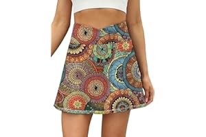 LouKeith Tennis Skirts for Women Pleated Crossover High Waisted Athletic Workout Golf Skorts Skirts with Shorts Pocket