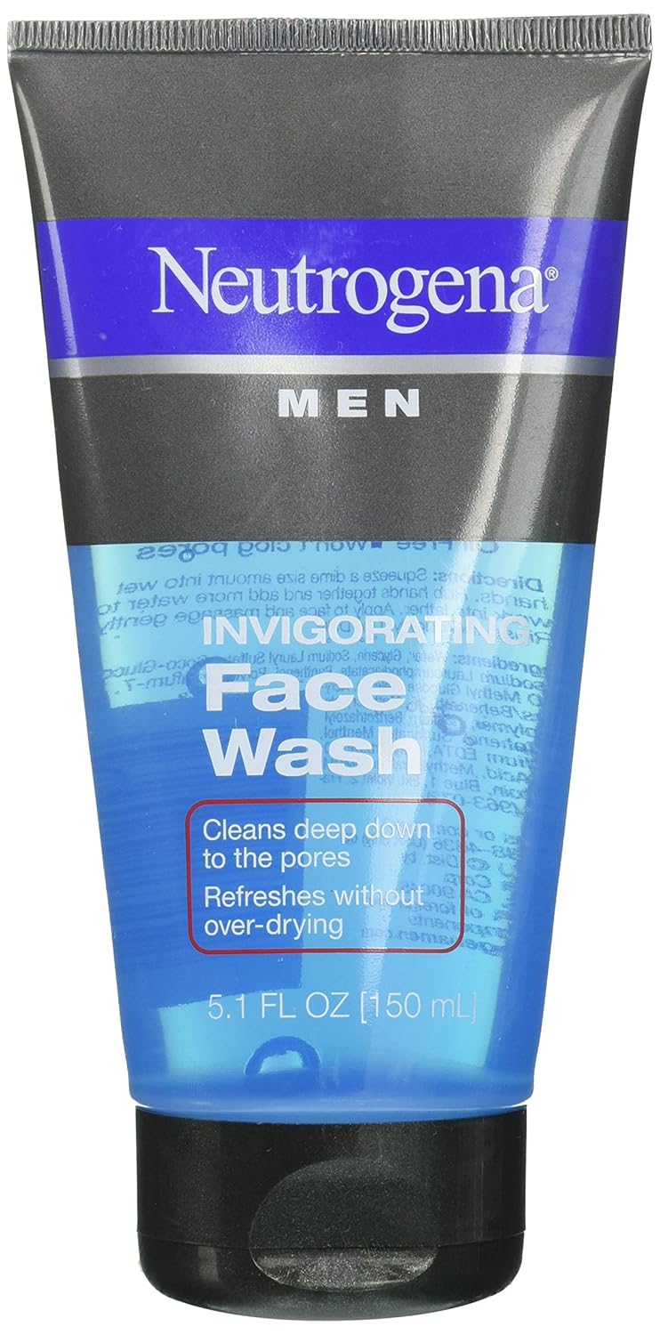 Neutrogena Men Invigorating Face Wash5.1 oz (Pack of 4) Amazon.in Beauty