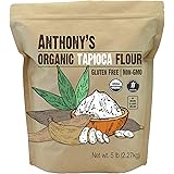 Anthony's Organic Tapioca Flour Starch, 5lbs, Gluten Free & Non GMO