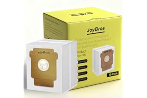 JOYBROS Replacement Dust Bags for iRobot Roomba All Series 104 2in1 105 106 Vac,Plus 405, 505 Combo, Essential 2 Q052, Max 705 Vac Disposable Vacuum Bag Accessories Parts 12-Pack