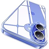 CASEKOO for iPhone 16 Case Crystal Clear, [Never Yellow Technology] [12FT Military-Grade Protection] Slim Thin Transparent Cover for iPhone 16 Phone Case 6.1 inch, Clear
