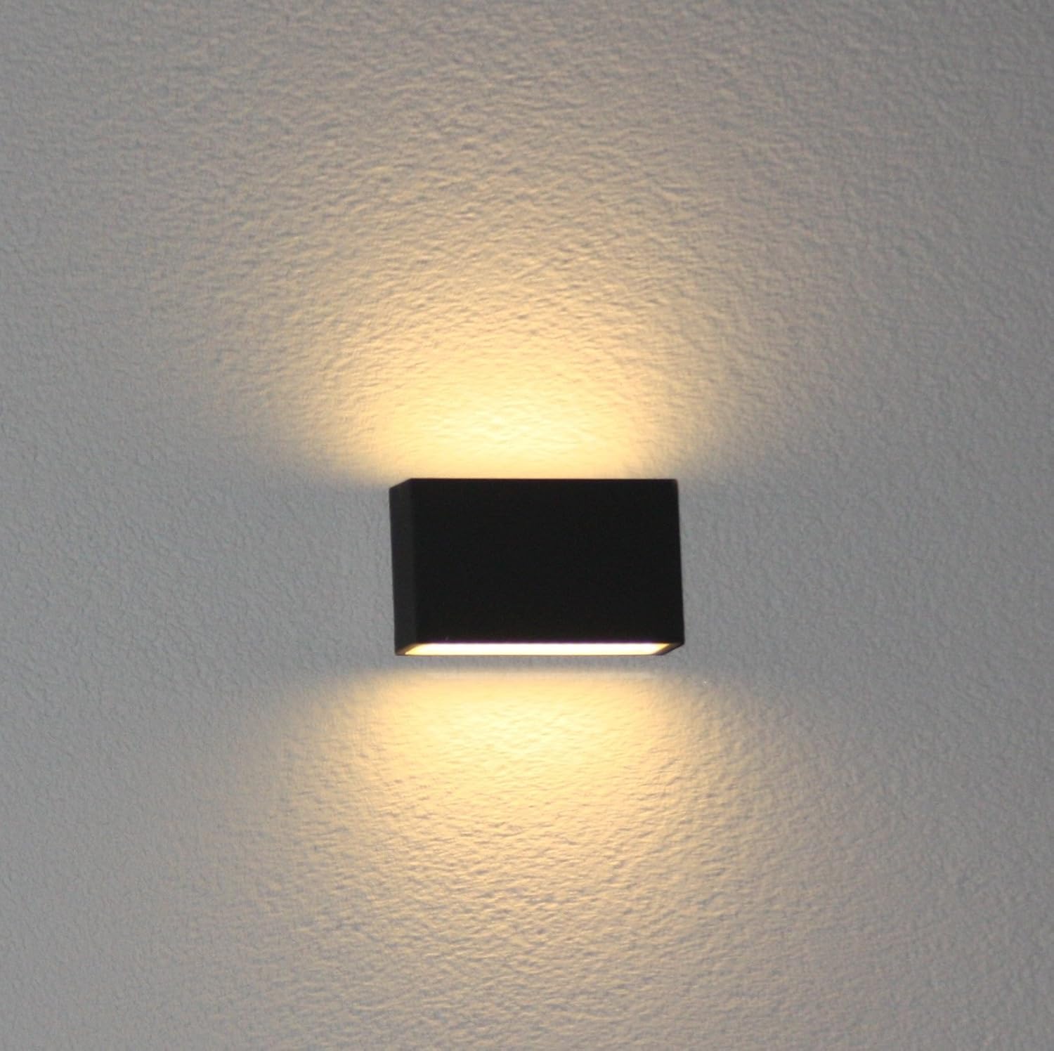 Ranex 5000.485 Ebony wall light – Integrated LED – Black aluminum ...