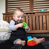 Baby Einstein Stack & Teethe Multi-Textured Teether Toy Set 5-Piece Ages 3 view 3
