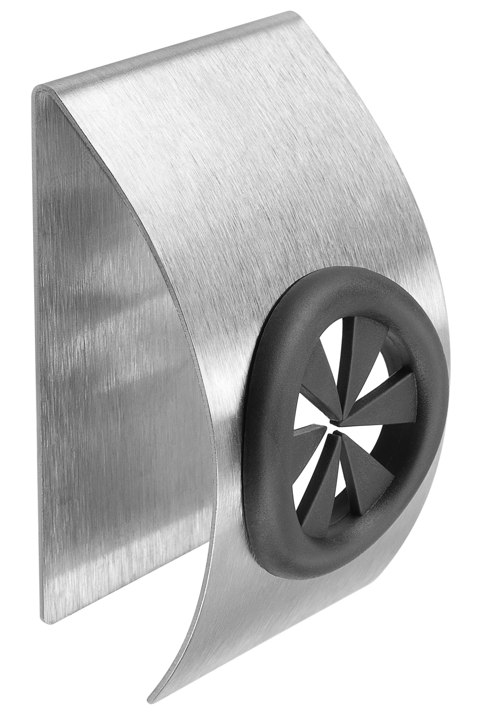 mumbi Towel Without Drilling Adhesive Hooks, Stainless Steel, stainlesssteel, 1 Item