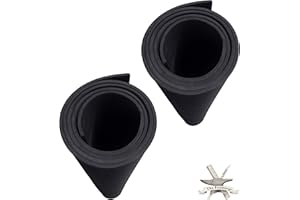 2-Pack EVA Foam Cosplay - 2 Pack: 6mm Thick, Black 35 x 59 inch Sheets - Ultra High Density 85 kg/m3 - by The Foamory