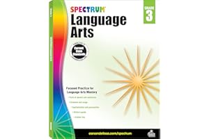 Spectrum Language Arts Grade 3 Workbook, Grammar, Sentences, Parts of Speech, Proofreading, and Writing Practice, Classroom o