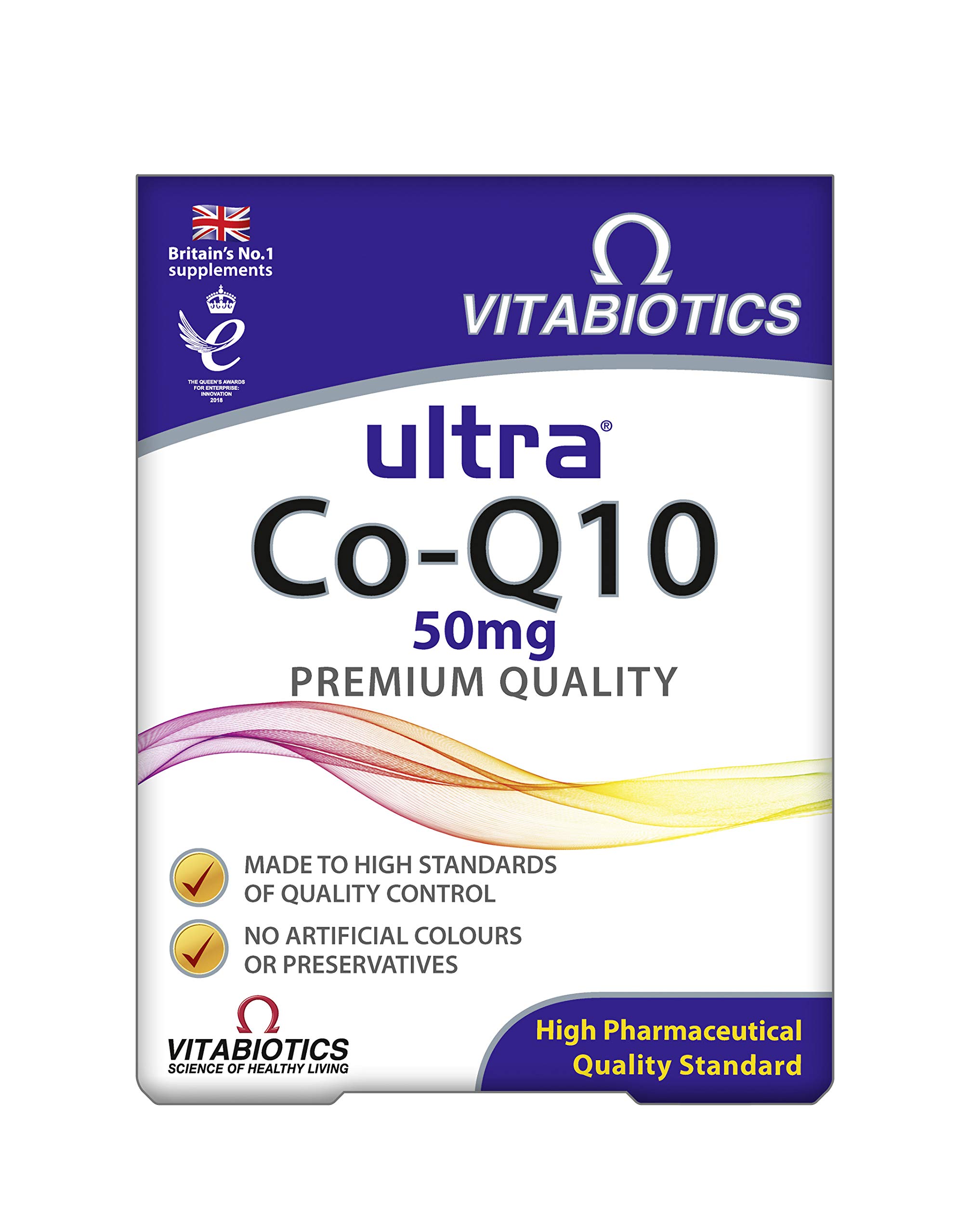 Vitabiotics Ultra Coenzyme Q10 50 mg Tablets