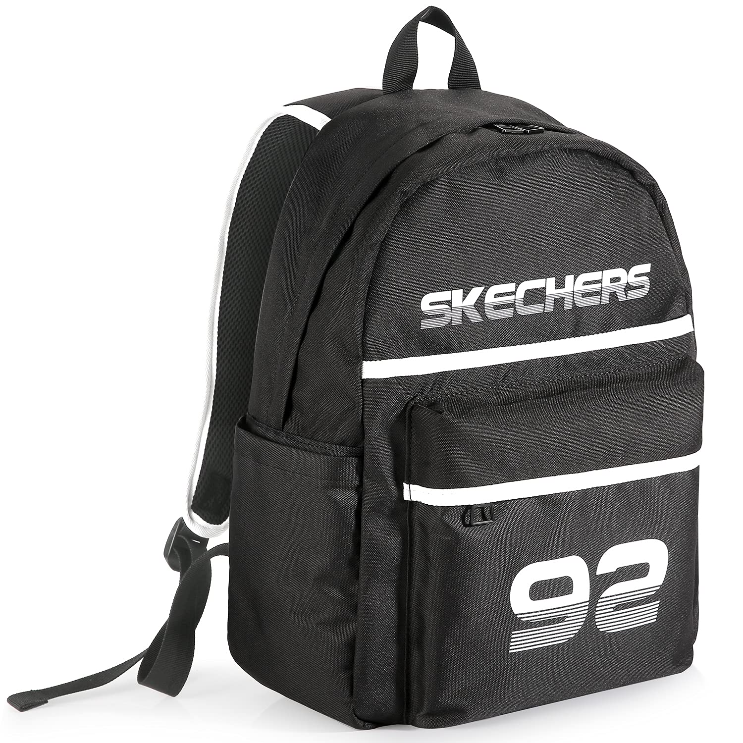 Skechers Backpack, Backpack with Laptop Compartment for Notebooks up to 15.6 Inches, Waterproof School Bags for Unisex, 19 L, black, Einheitsgröße