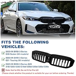 BILLDIO G20 Grill - Black Kidney Grille Compatible