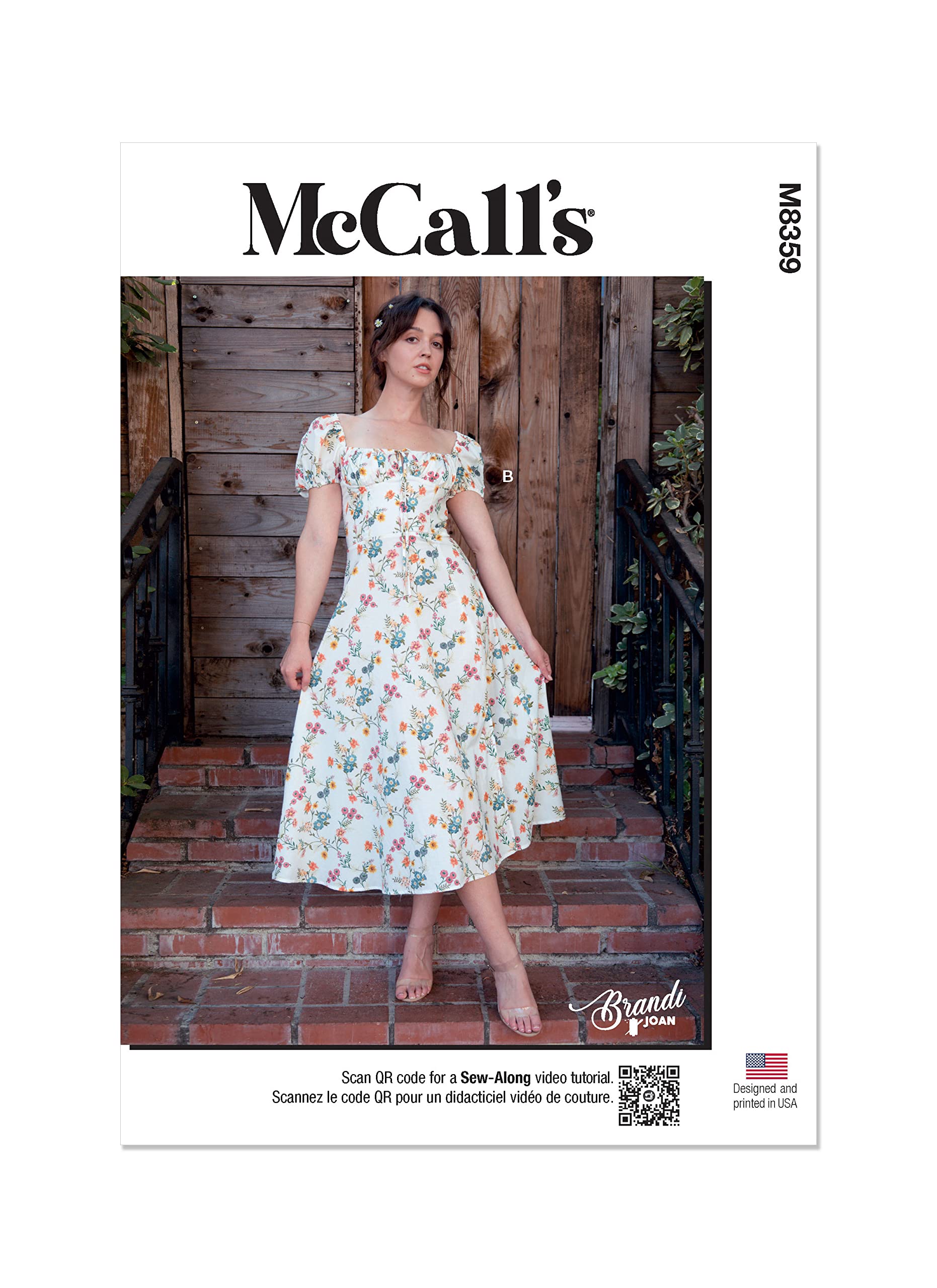 MCCALLS M8359E5 Misses' Top and Dress by Brandi Joan E5(14-16-18-20-22)