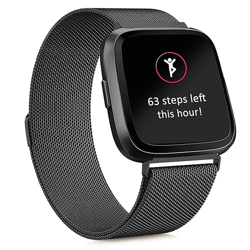 Tobfit Metal Magnetic Watch Strap for Women Men, Stainless Steel