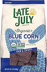 Late July Blue Corn Organic Tortilla Chips, 10.1 Oz Bag