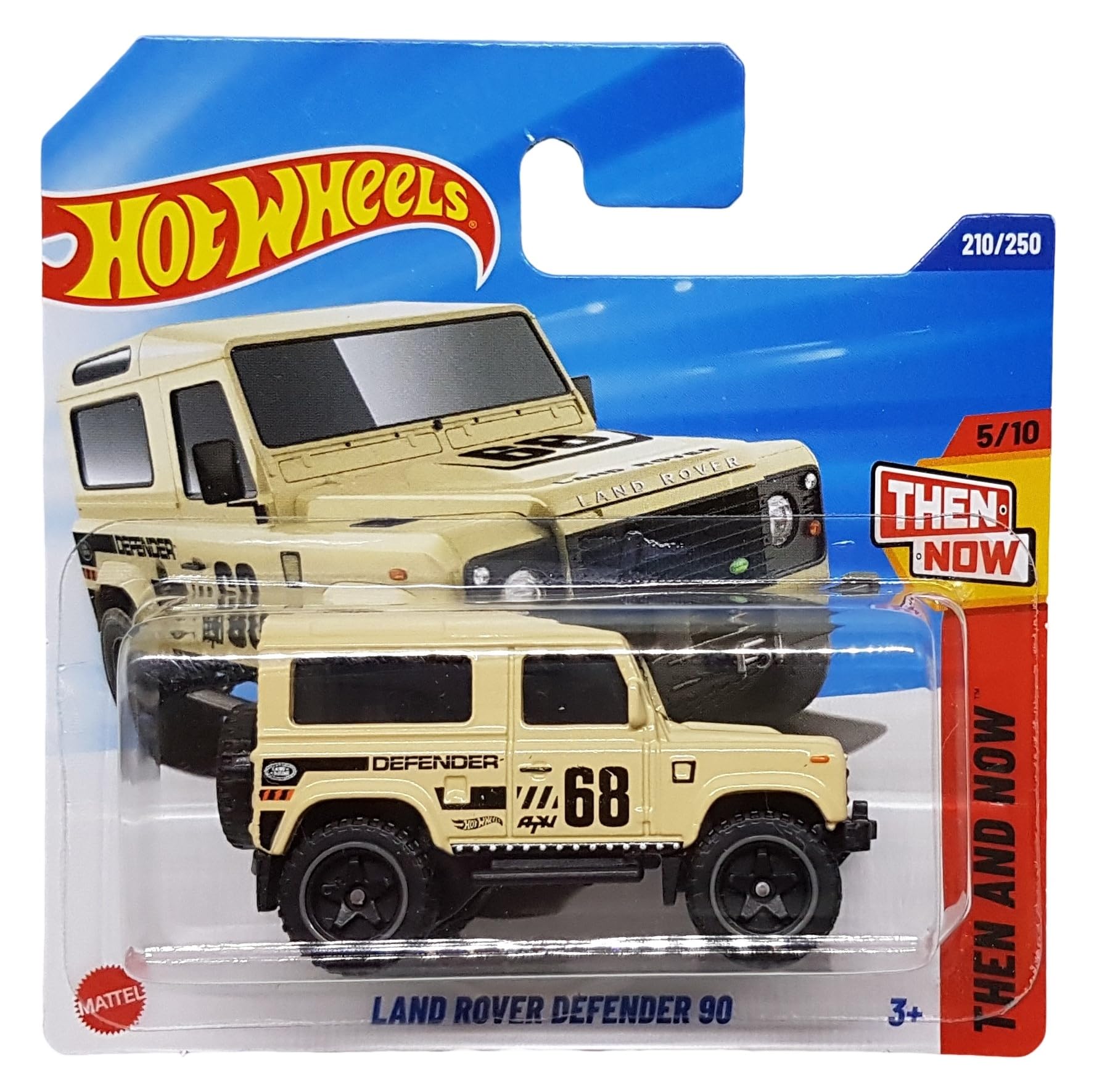 Hot Wheels - Land Rover Defender 90 - Then and Now 5/10 - JBB29 - Short Card - Off-Road - Mattel 2025-1:64