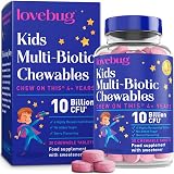 Lovebug Kids Probiotic Chewables 10B CFU Prebiotics 30 Berry