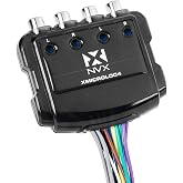 NVX XMICROLOC4 | 600W 4-Channel Speaker Cable | To RCA Adjustable Line Output Converter with Remote Turn On Trigger