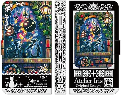 Amazon Co Jp ブレインズ Aquos L2 Sh L02 手帳型 ケース カバー なんていい夜なんだ 黒 アトリエアイリス 猫 ペンギン 動物 かわいい きれい 油絵 デザイン イラスト 夜 星 アンモナイト 家電 カメラ