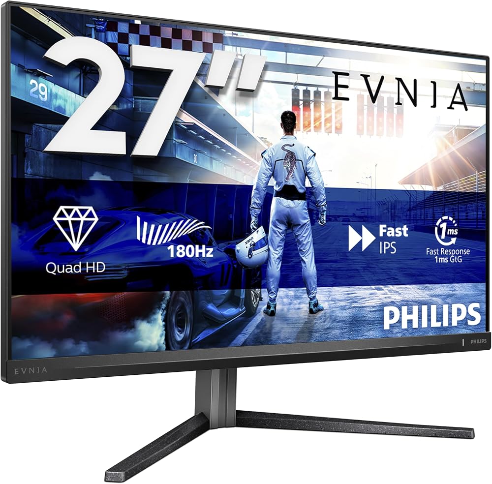 Philips Evnia 27M2N5500 27 inch QHD 180 Hz FreeSync Premium G-Sync HDR400