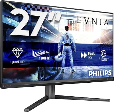 Philips Evnia 27M2N5500 27 inch QHD 180 Hz FreeSync Premium G-Sync HDR400