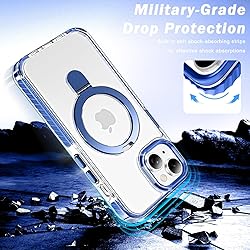 UMIONE for iPhone 15 Plus Magnetic case with Stand
