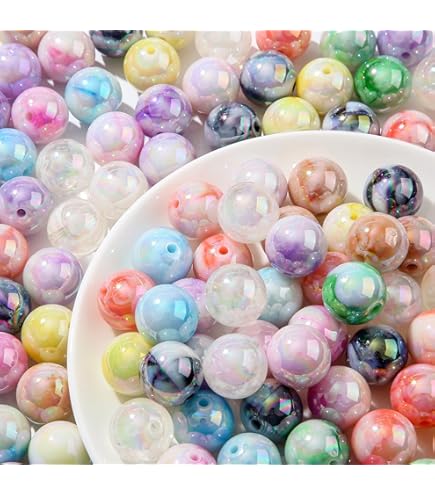 thumbnail image 2 of 20 Mm Bubblegum Beads For Adult Pens Making, 50 PCS Large Pen Beads, Chunk Bubble Gum Bead Bulk Mix, Colorful Rhinestone Bead For Adult Jewelry Making, Crafts, Bag Keychain, Bracelets, Necklaces 2 of 11