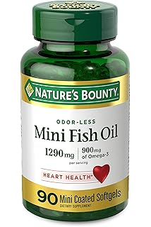 Amazon Com Nature Made Fish Oil Pearls 550 Mg 90 Softgels Fish Oil Omega 3 Supplement For Heart Health Health Personal Care