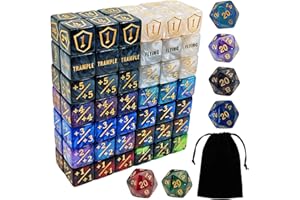 90 PCS MTG Counter Dice Set - AbilityKeyword Counters, -1/+1 Life Counter, Shield Life Counter Dice, Creature Stat Buffs, Mar