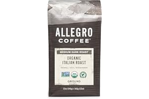 Allegro Coffee Organic Italian Roast Ground Coffee, 12 oz