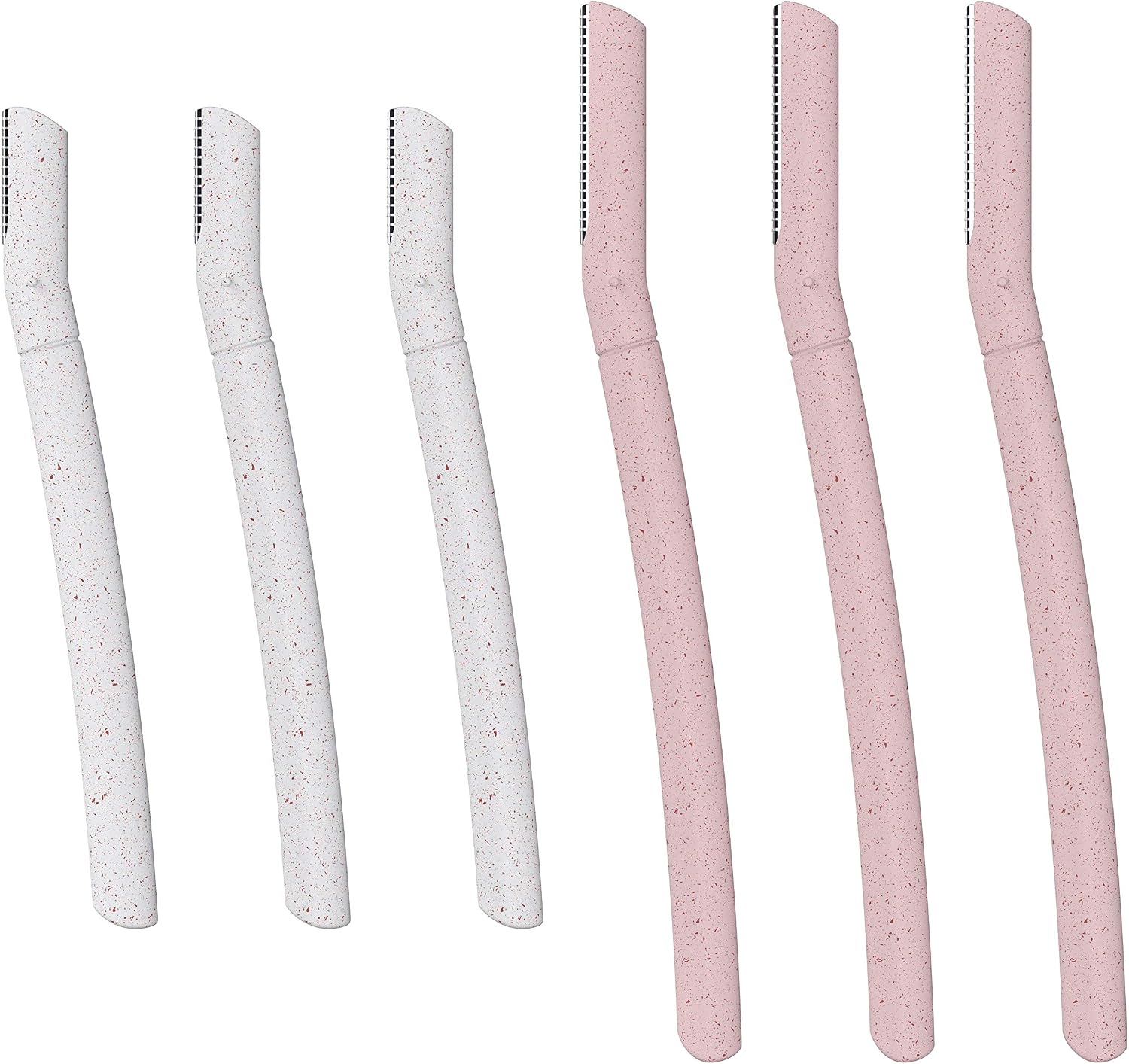 The Little Eco Company Dermaplaning Blades for Face, Speckle White, 6 Pack - Image 3