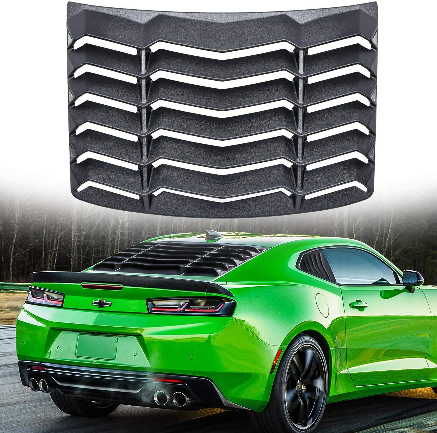 Buy Rear Window Louvers for Chevy Chevrolet Camaro 20102015 Windshield Sun Shade Cover in GT