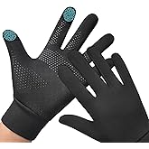 Rioomui Winter Running Gloves for Cold Weather, Liner Thermal Gloves Lightweight Touch Screen Thin Gloves Extra Grip and Durable Construction