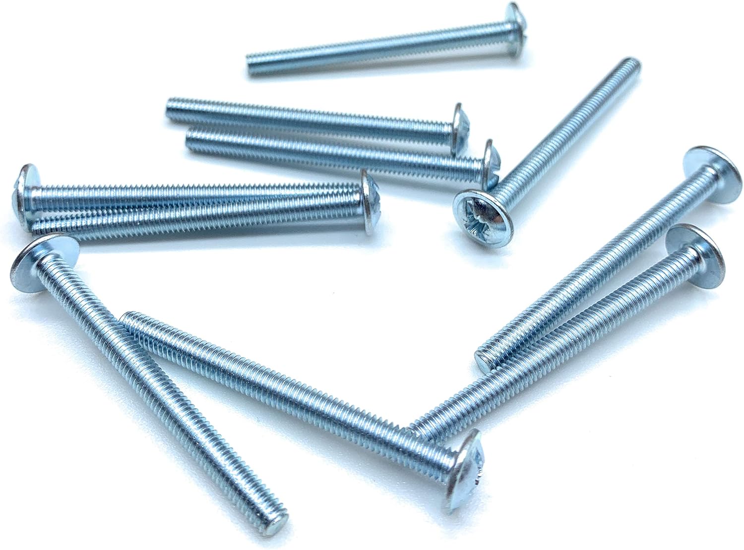 10 Handle Screws for Kitchens, Bathrooms etc. M4 x 45mm