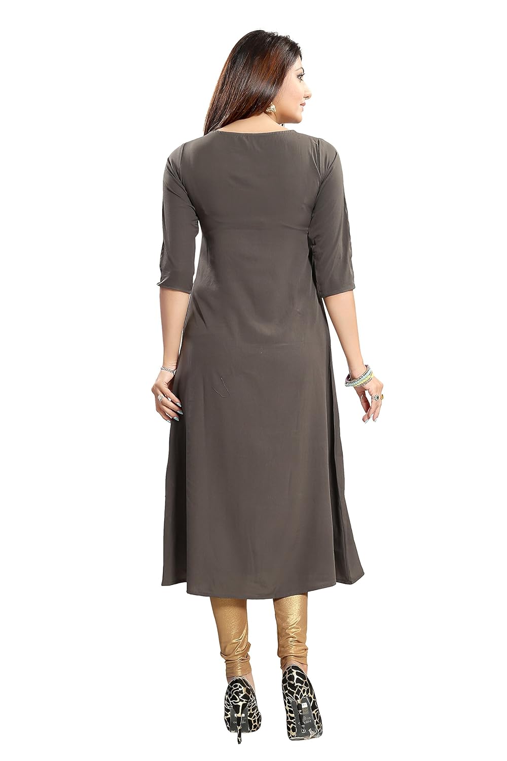 alc creation women's crepe a-line kurti